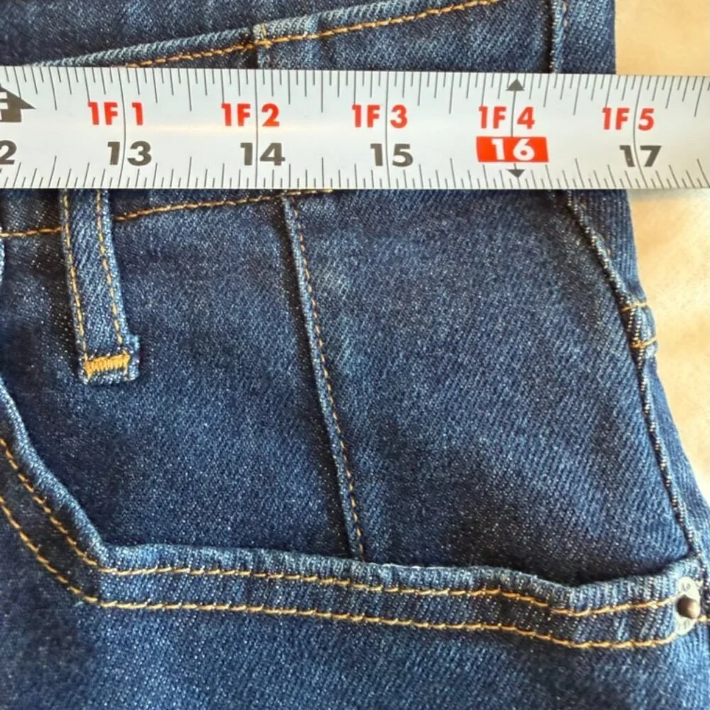 GAP Blue Denim Midi Skirt